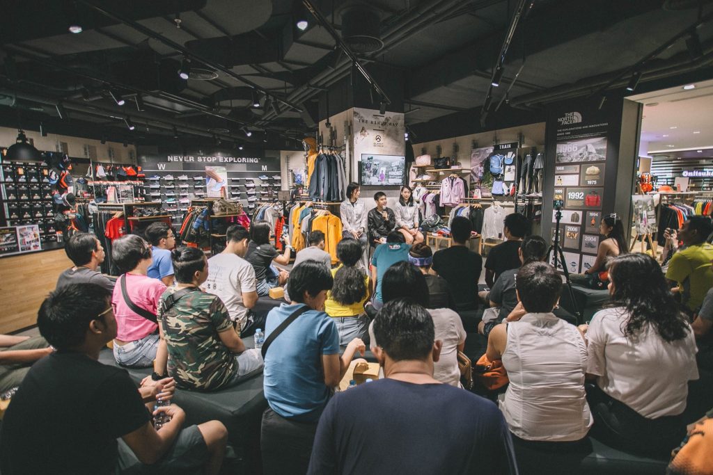 ร้าน the north face Siam Discovery